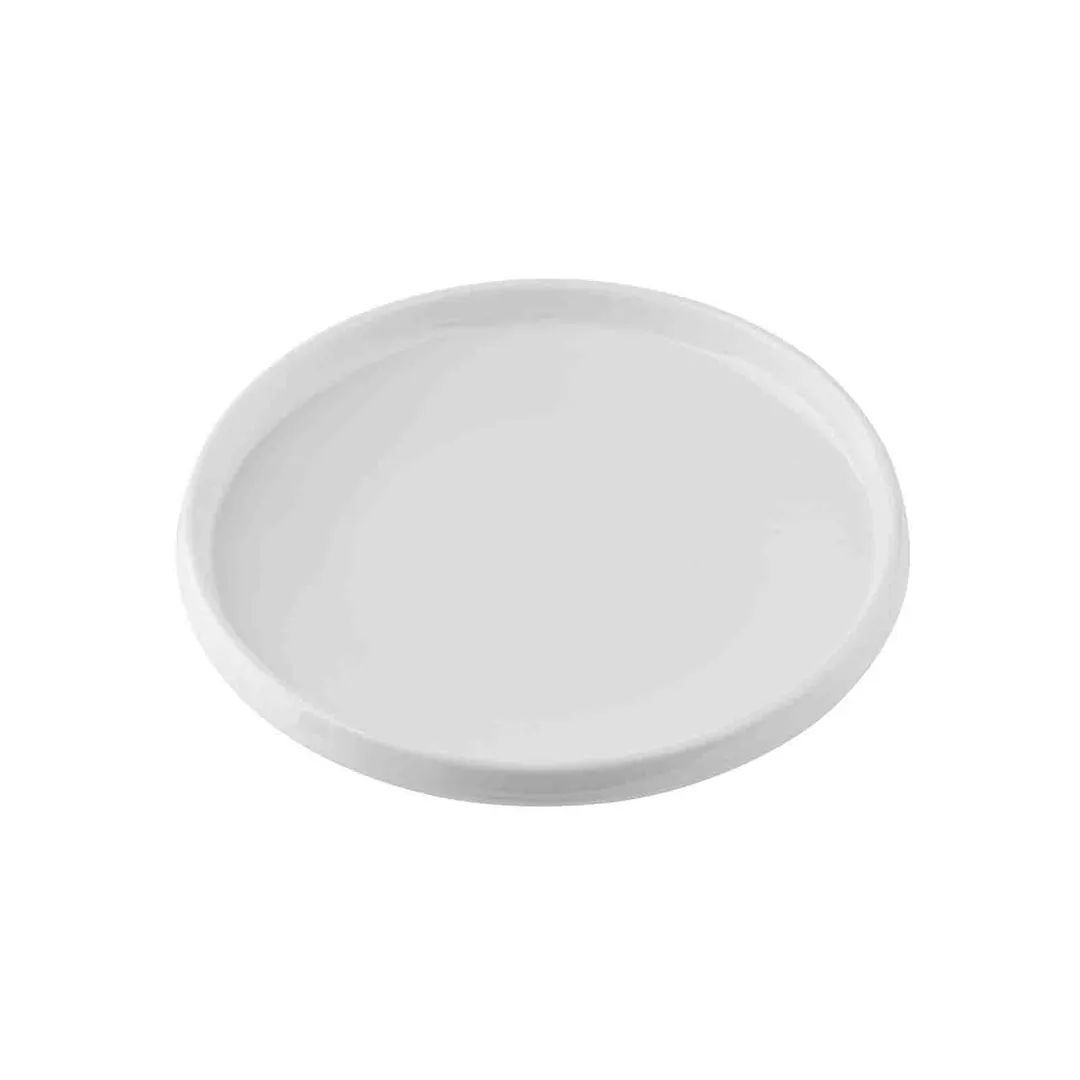 TableCraft Products 13270 - Flynn Collection Serving Plate, 6" Dia x 0.75" H Melamine Glossy