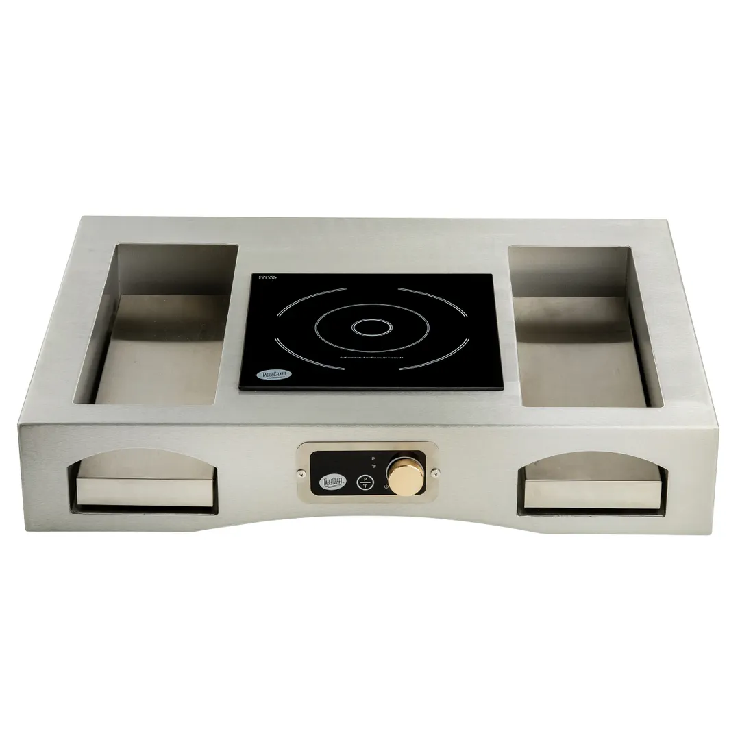 TableCraft Products CWSSACTION1BRA Countertop Action Station