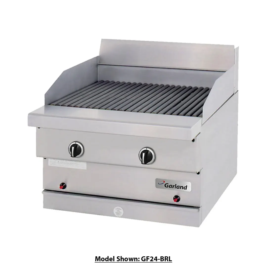 Garland US Range GF36-BRL 36" Countertop Gas Lava Rock Charbroiler w/ FF Protection, 90.000 BTU