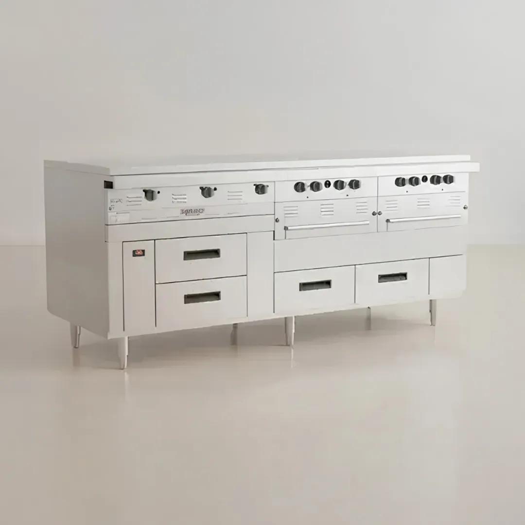 Garland US Range GN17C80 80" 4 Drawers Arctic Fire Refrigerated Chef Base