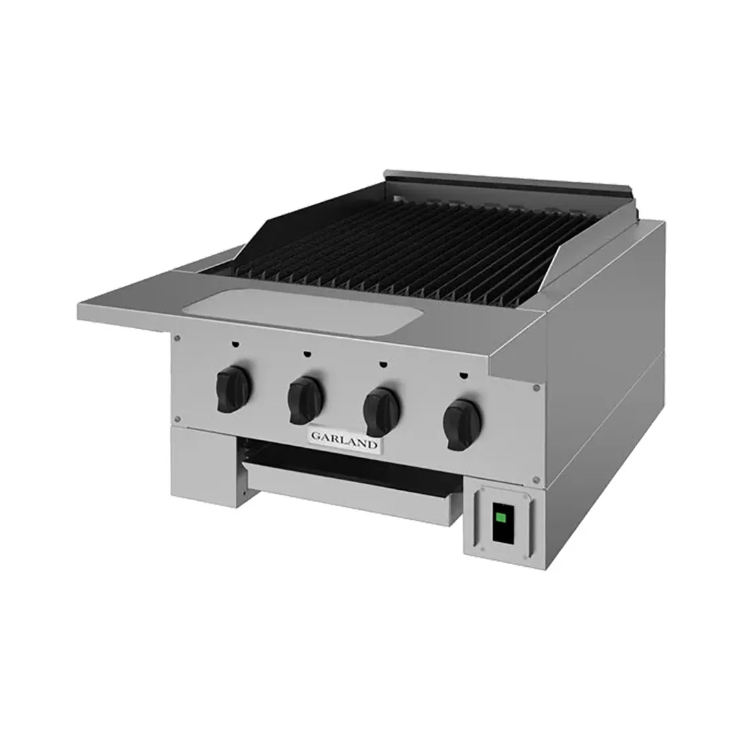 Garland US Range HEEGM24CL 24" Countertop Gas Radiant Charbroiler w/ (4) Burners, 58.000 BTU
