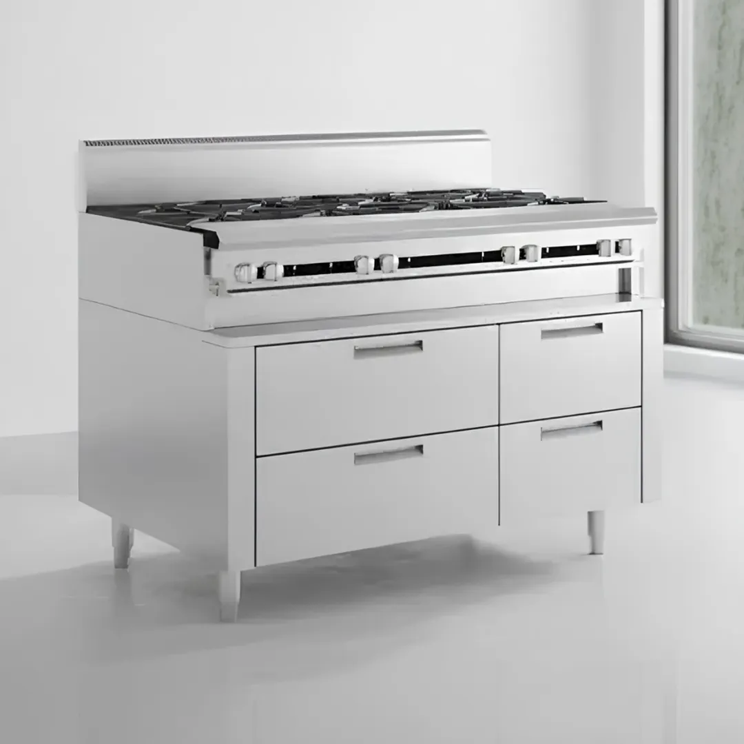 Garland US Range UN171927R72 72" 4 Drawers Polar Cuisine Refrigerated Chef Base, Remote