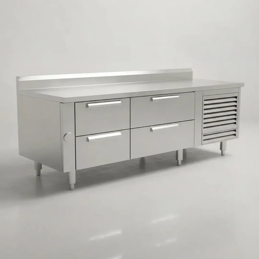 Garland US Range UN17C90 90" 6 Drawers Polar Cuisine Refrigerated Chef Base