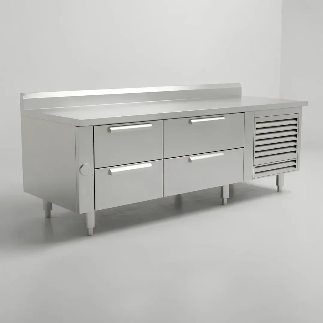 Garland US Range UN17C90 90" 6 Drawers Polar Cuisine Refrigerated Chef Base