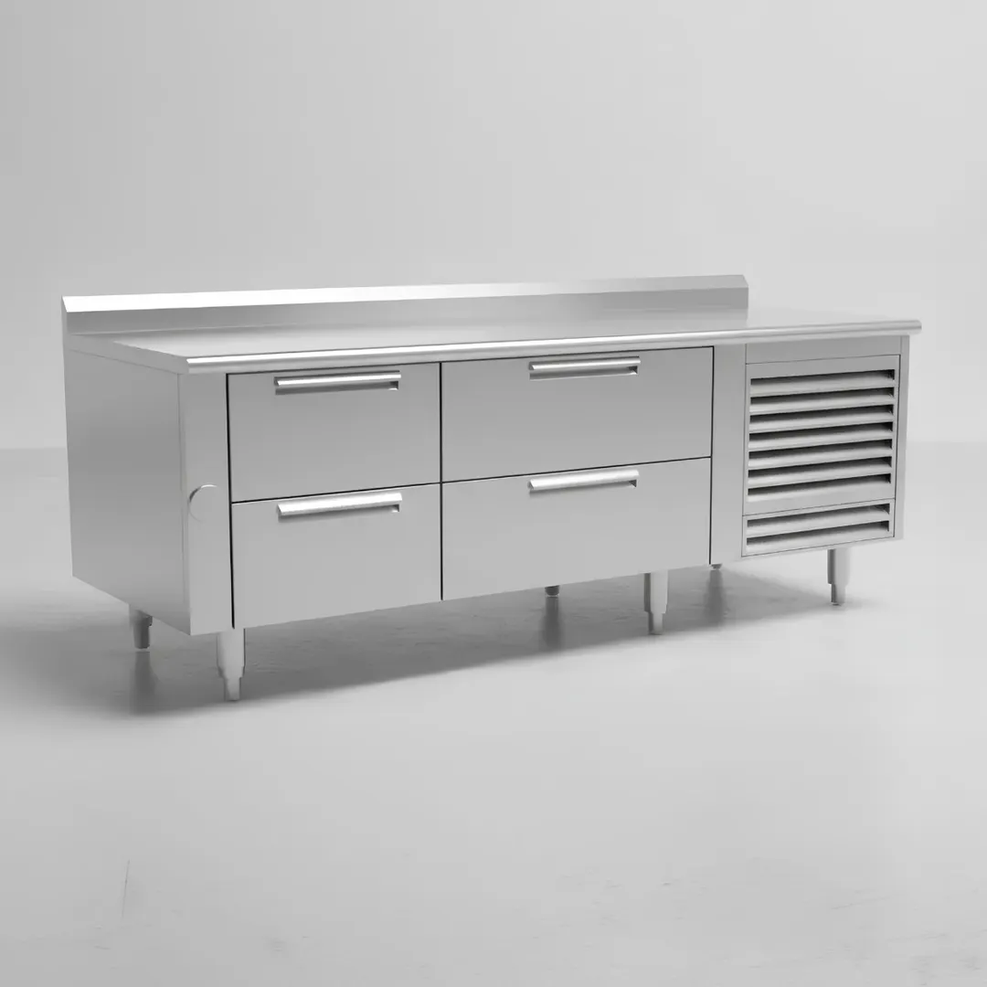 Garland US Range UN17FC54 54" 1-Section Polar Cuisine Freezer Chef Base w/ 2 Drawers