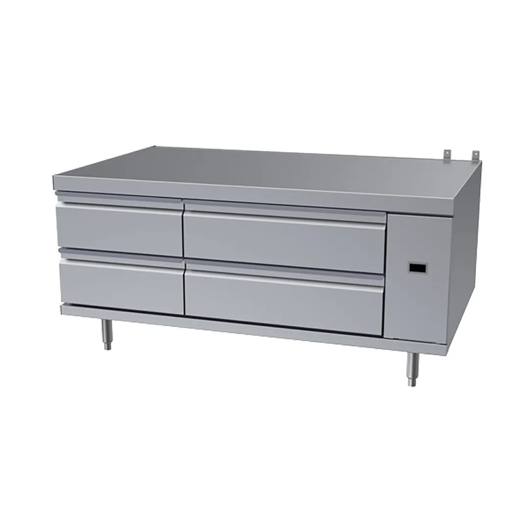 Garland US Range UN17R54 54" 4 Drawers Polar Cuisine Refrigerated Chef Base, Remote