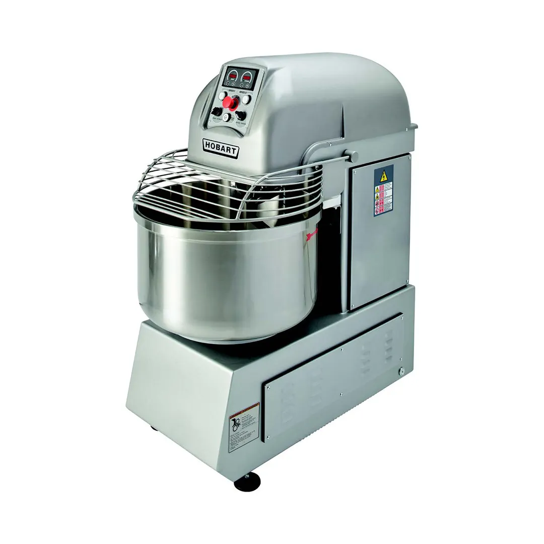 Hobart HSL130-1 Spiral Mixer, 2-Speed, 130 lbs Capacity, 6 hp Spiral Motor and 3/4 hp Bowl Motor