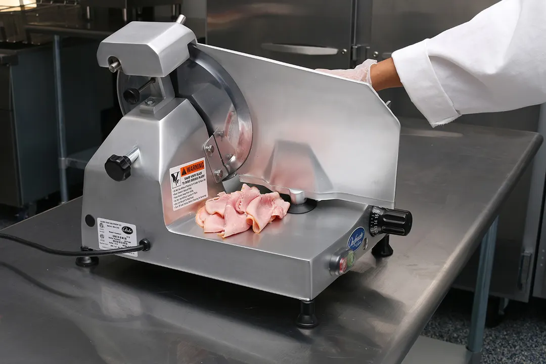 Globe C12 Chefmate Series 12" Manual Meat Slicer, Belt-Driven, 1/3 HP