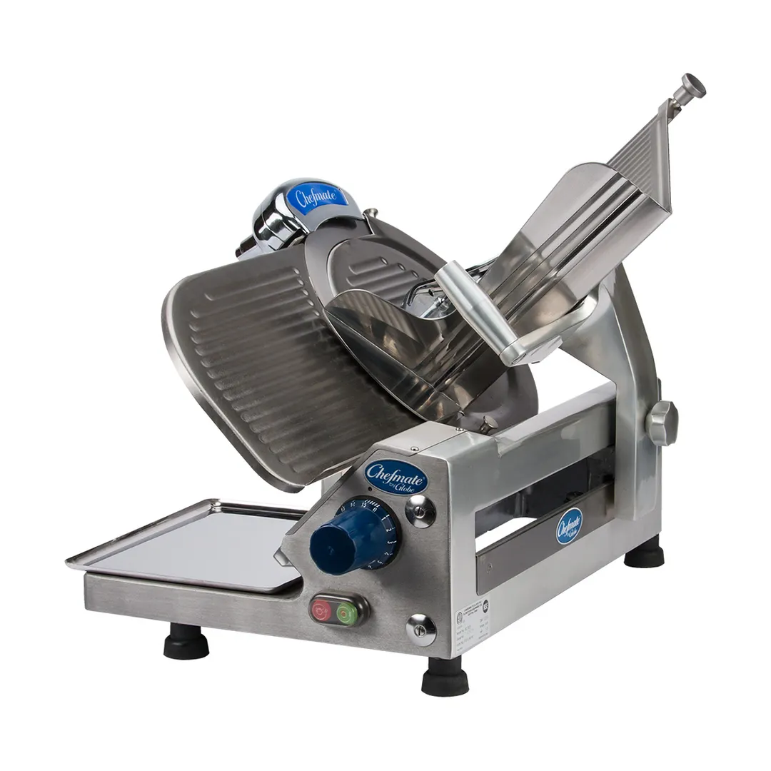 Globe GC512 Chefmate Series 12" Compact Manual Meat Slicer, Gear-Driven, 1/3 HP