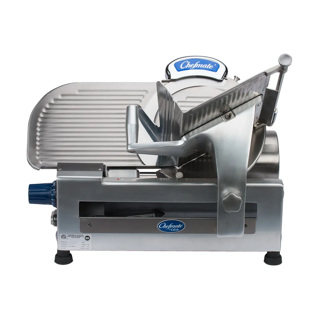 Globe GC512 Chefmate Series 12" Compact Manual Meat Slicer, Gear-Driven, 1/3 HP