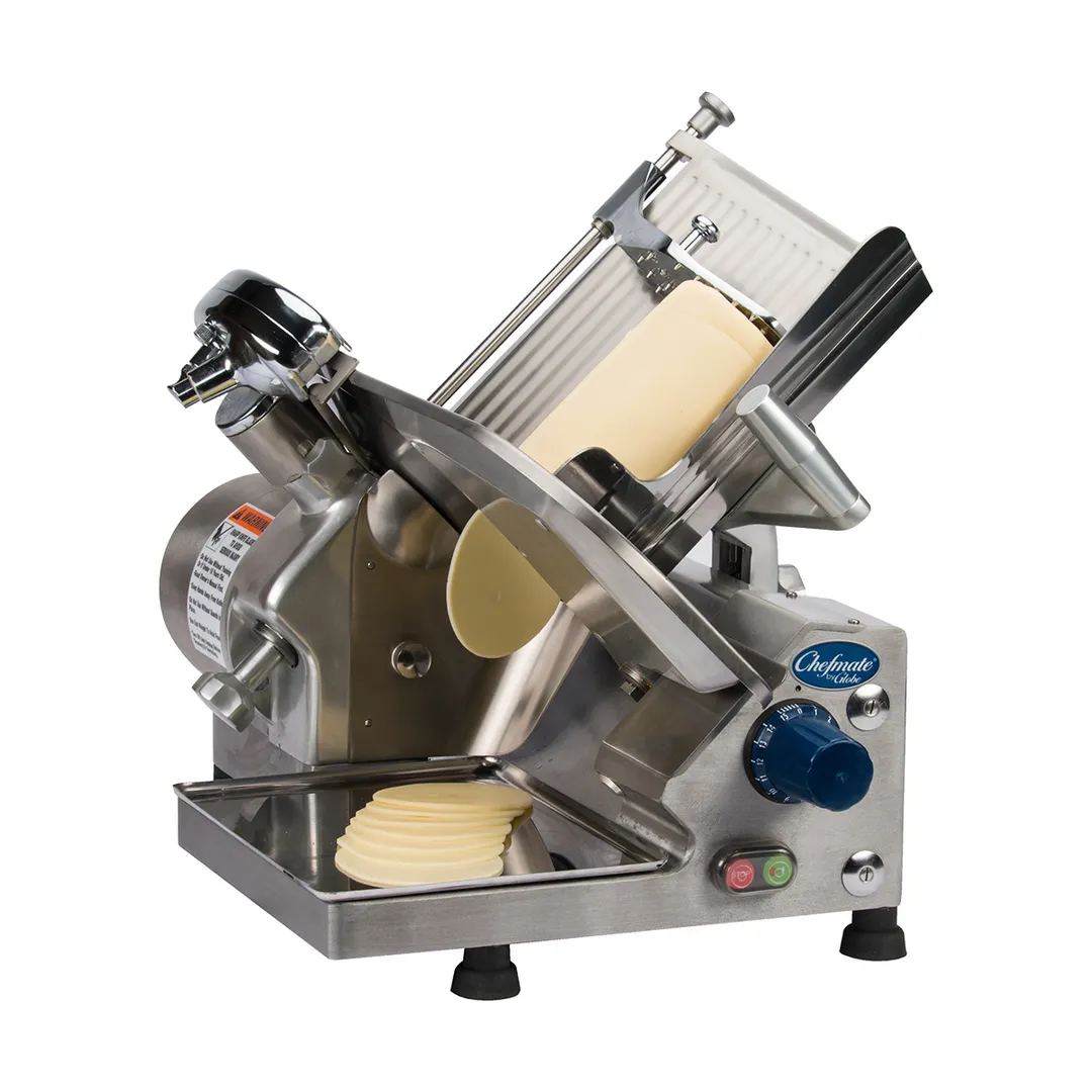 Globe GC512 Chefmate Series 12" Compact Manual Meat Slicer, Gear-Driven, 1/3 HP