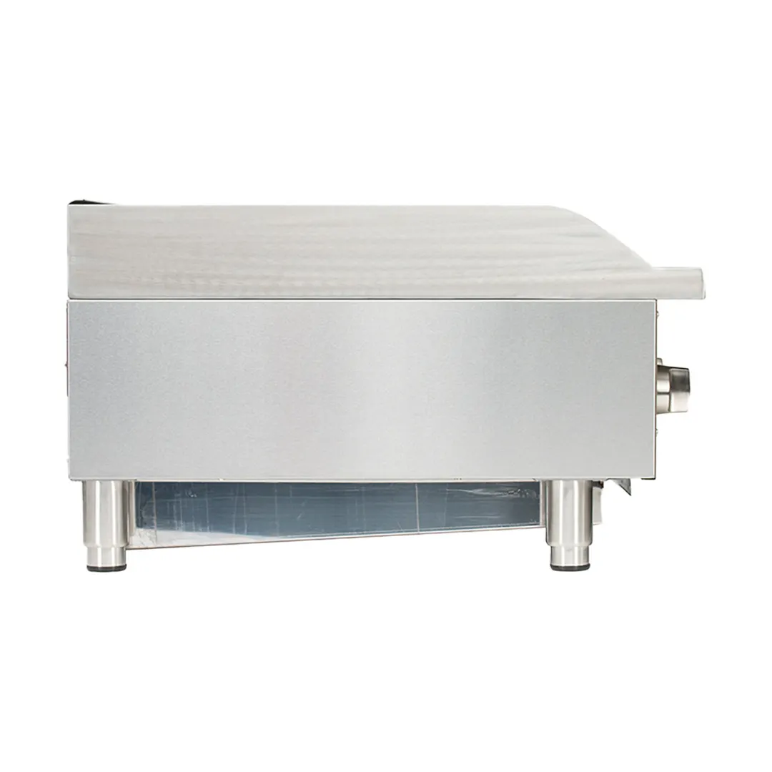 Globe GCB48G-RK 48" Countertop Gas Charbroiler w/ Cast Iron Radiant, (4) Burners, 160.000 BTU