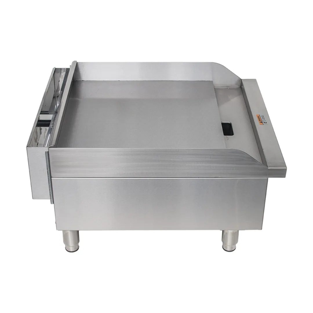 Globe GG24TG 24" Countertop Gas Griddle, Thermostatic Controls, 1" Steel Plate, 60.000 BTU