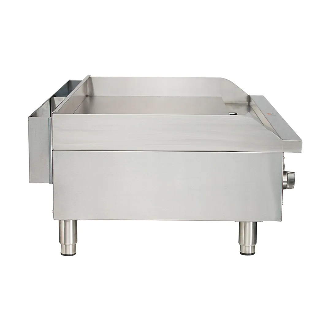 Globe GG48G 48" Countertop Gas Griddle, Manual Controls, 1" Steel Plate, 120.000 BTU