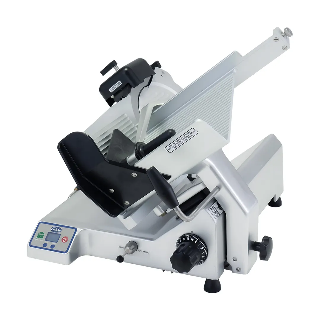 Globe SG13A S-Series 13" Heavy-Duty Automatic Meat Slicer, 1/2 HP, 4-Speed