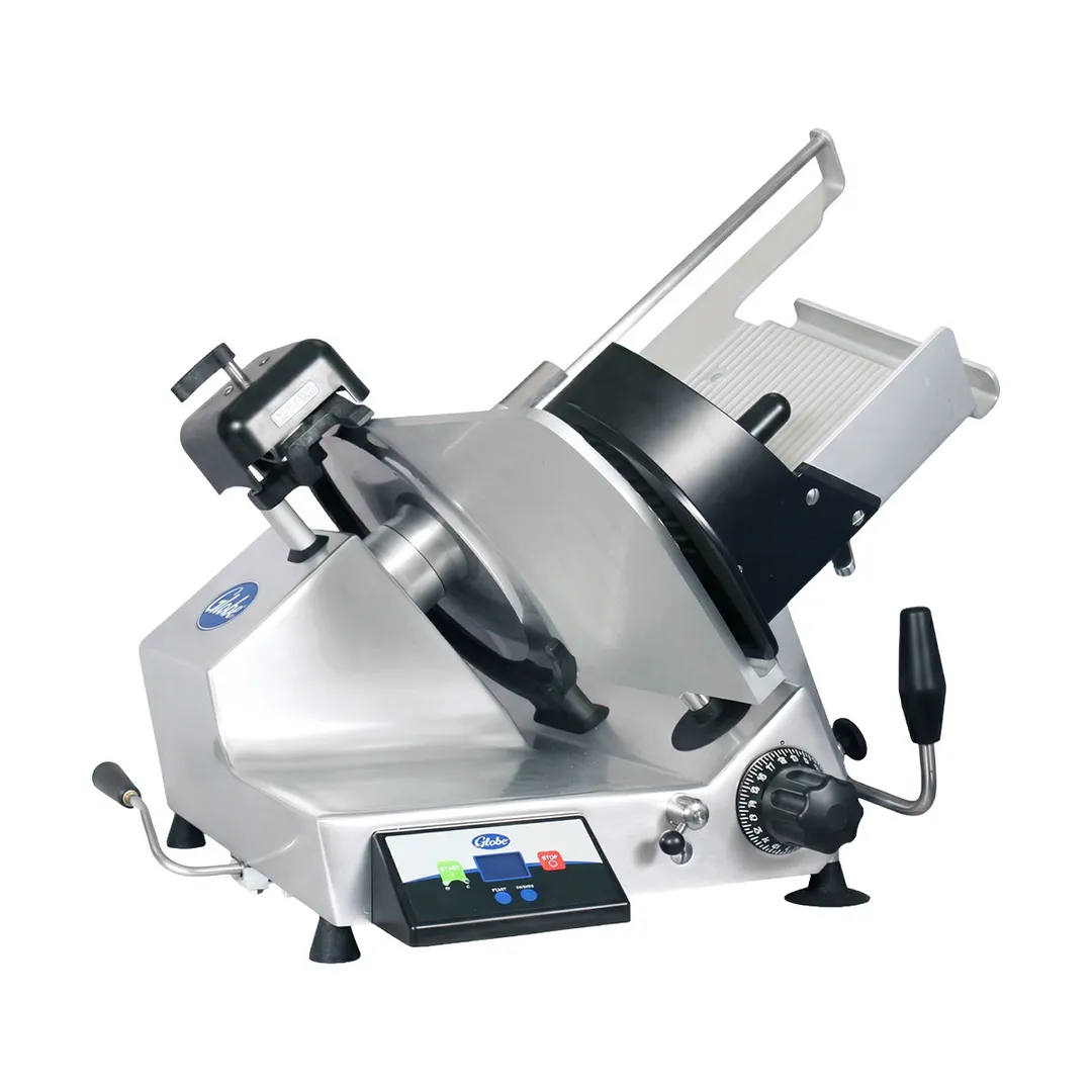 Globe SG213A S2-Series Premium 13" Compact Advanced Automatic Meat Slicer, 1/2 HP