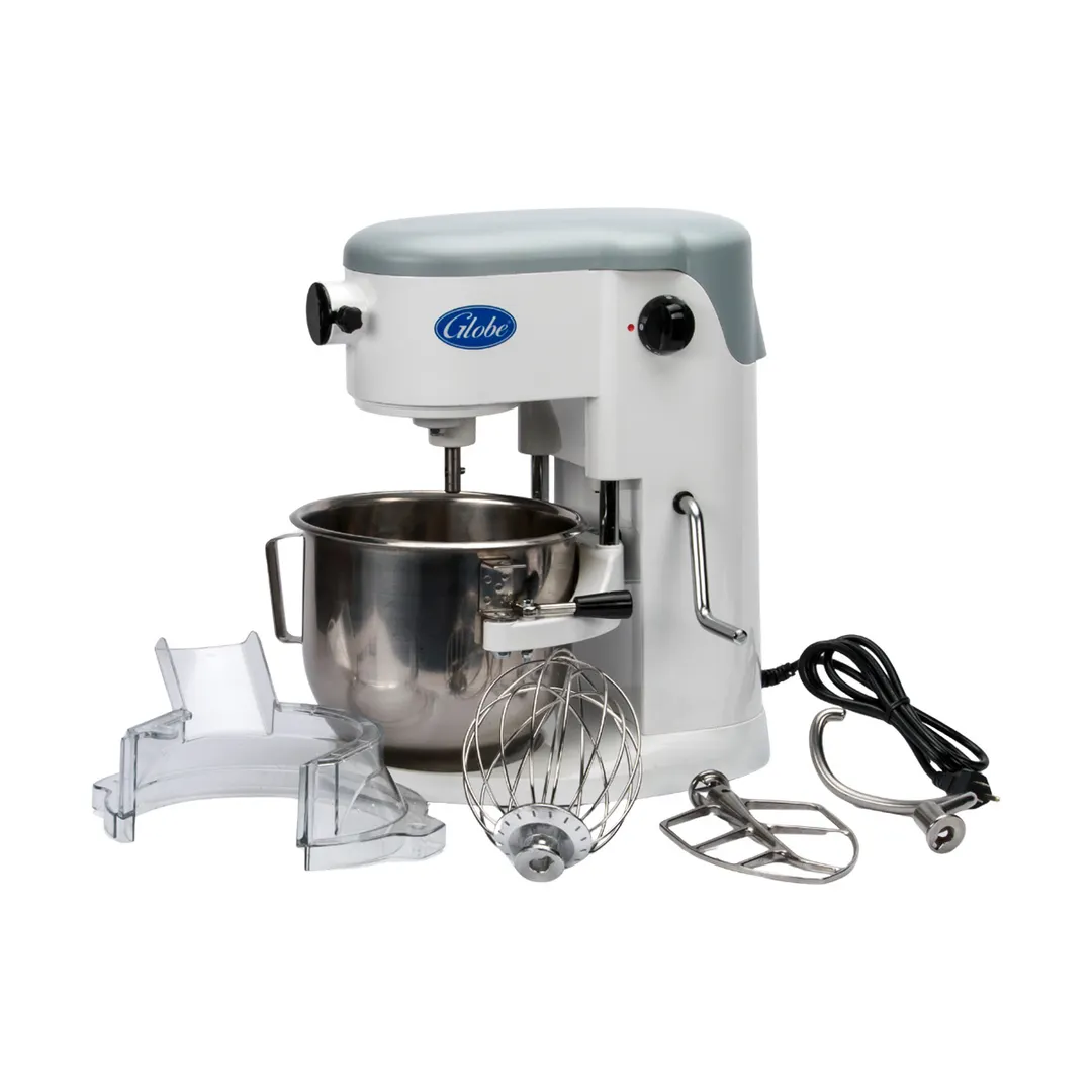 Globe SP05 5 qt Planetary Countertop Mixer, 1 HP, 800W, 10-Speed, #10 Hub