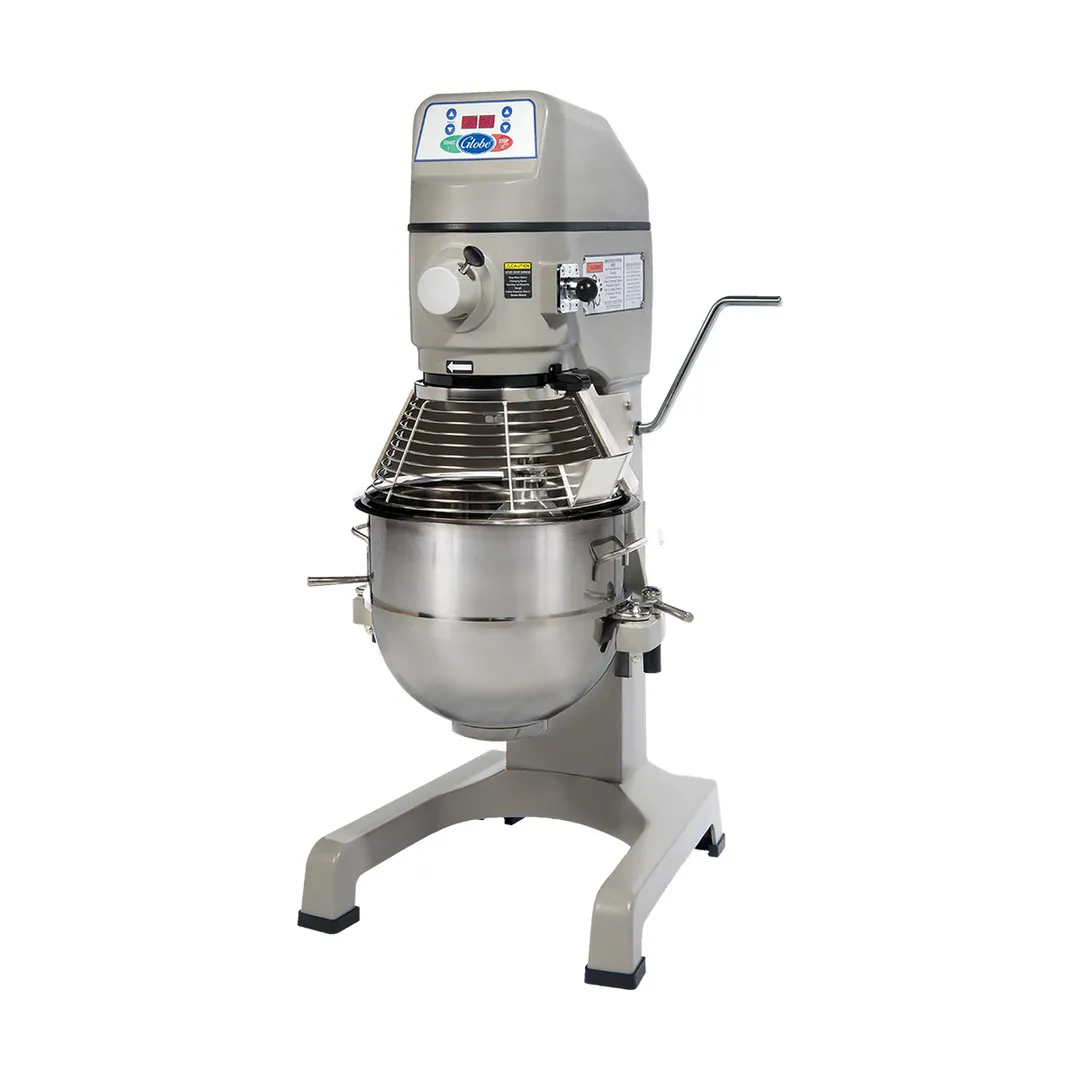 Globe SP30 30 qt Planetary Floor Mixer with Timer, 1 HP, 3-Speed, #12 Hub