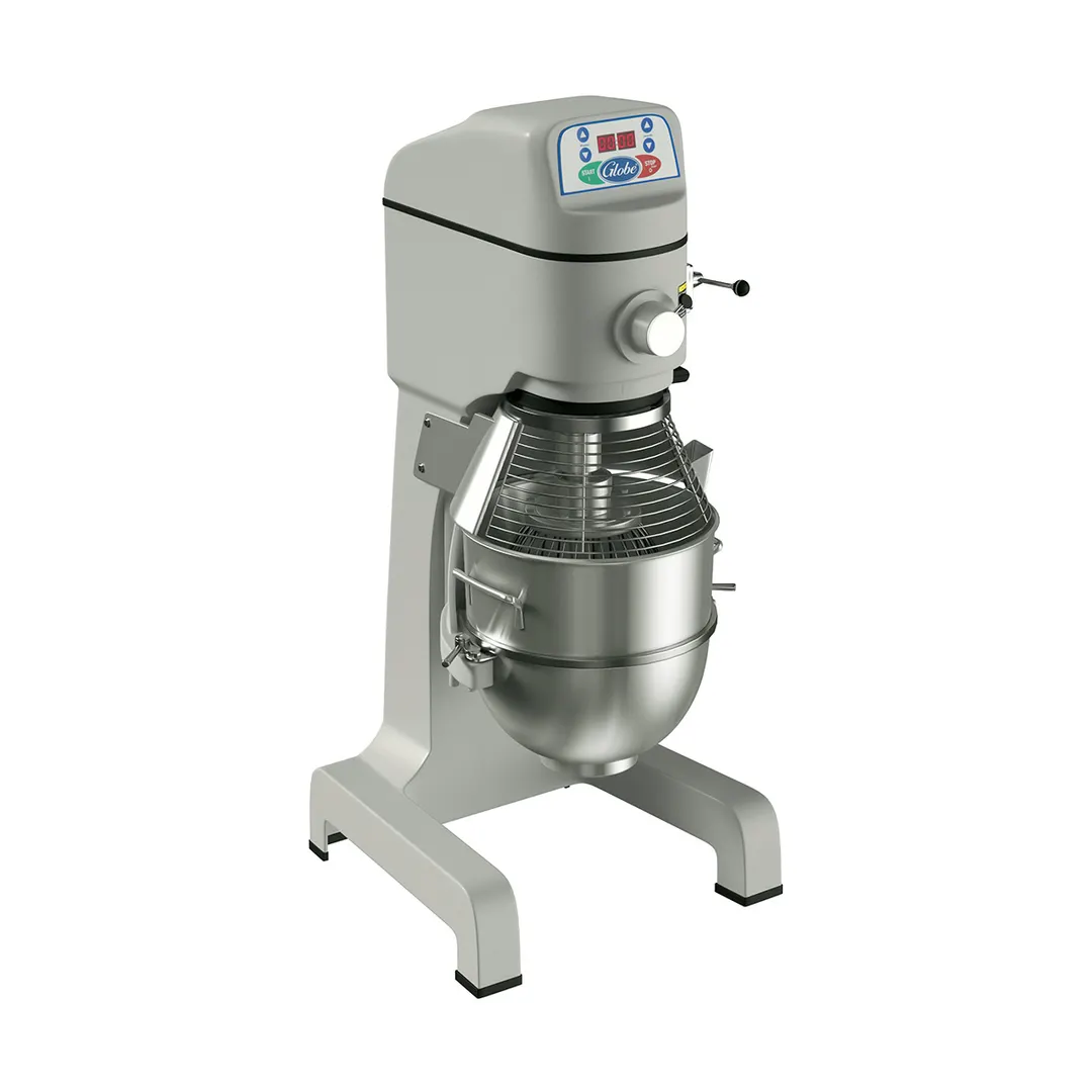 Globe SP30 30 qt Planetary Floor Mixer with Timer, 1 HP, 3-Speed, #12 Hub