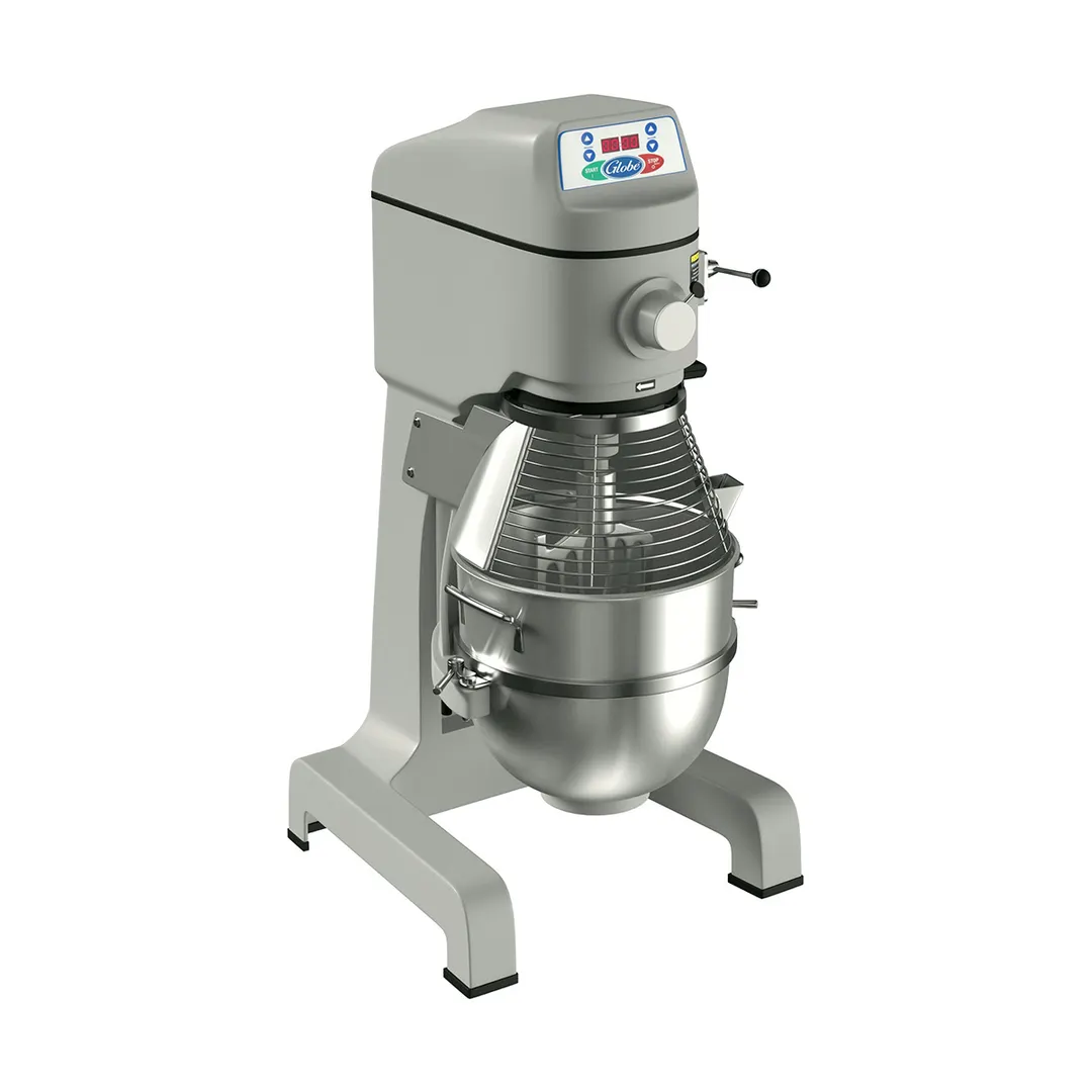 Globe SP40 40 qt Planetary Floor Mixer with Timer, 2 HP, 3-Speed, #12 Hub