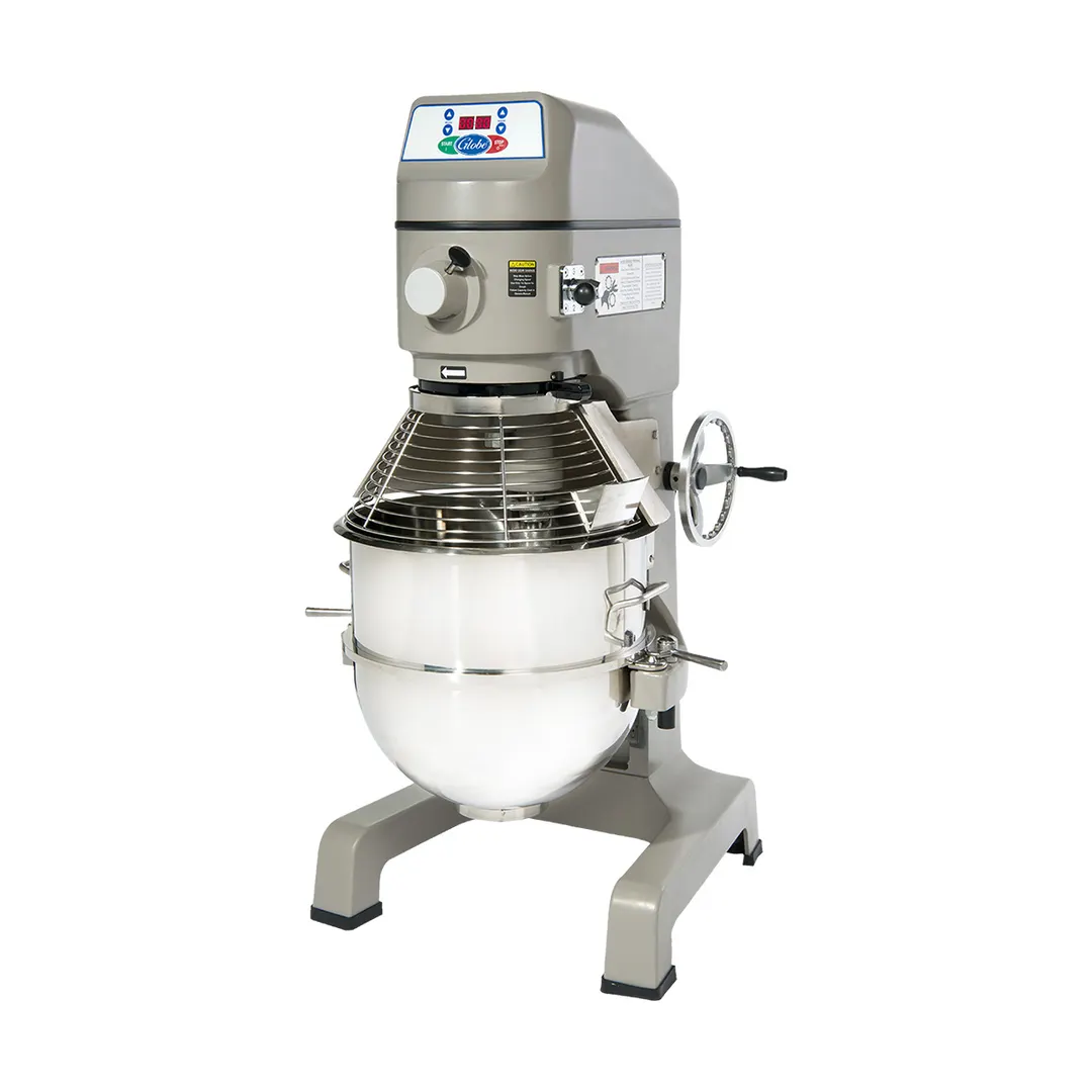 Globe SP60 60 qt Planetary Floor Mixer with Timer, 3 HP, 3-Speed, #12 Hub