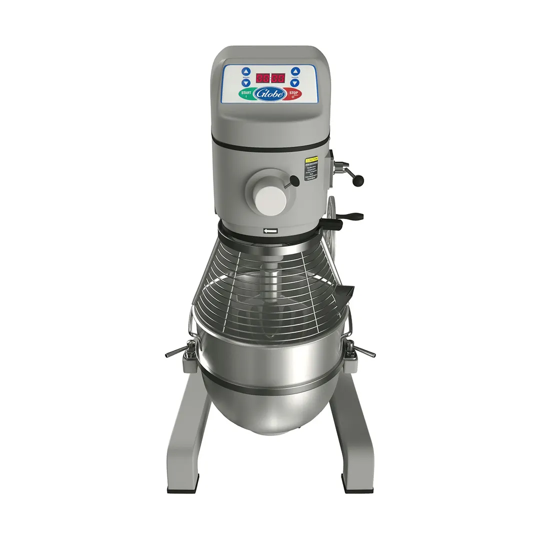 Globe SP60 60 qt Planetary Floor Mixer with Timer, 3 HP, 3-Speed, #12 Hub
