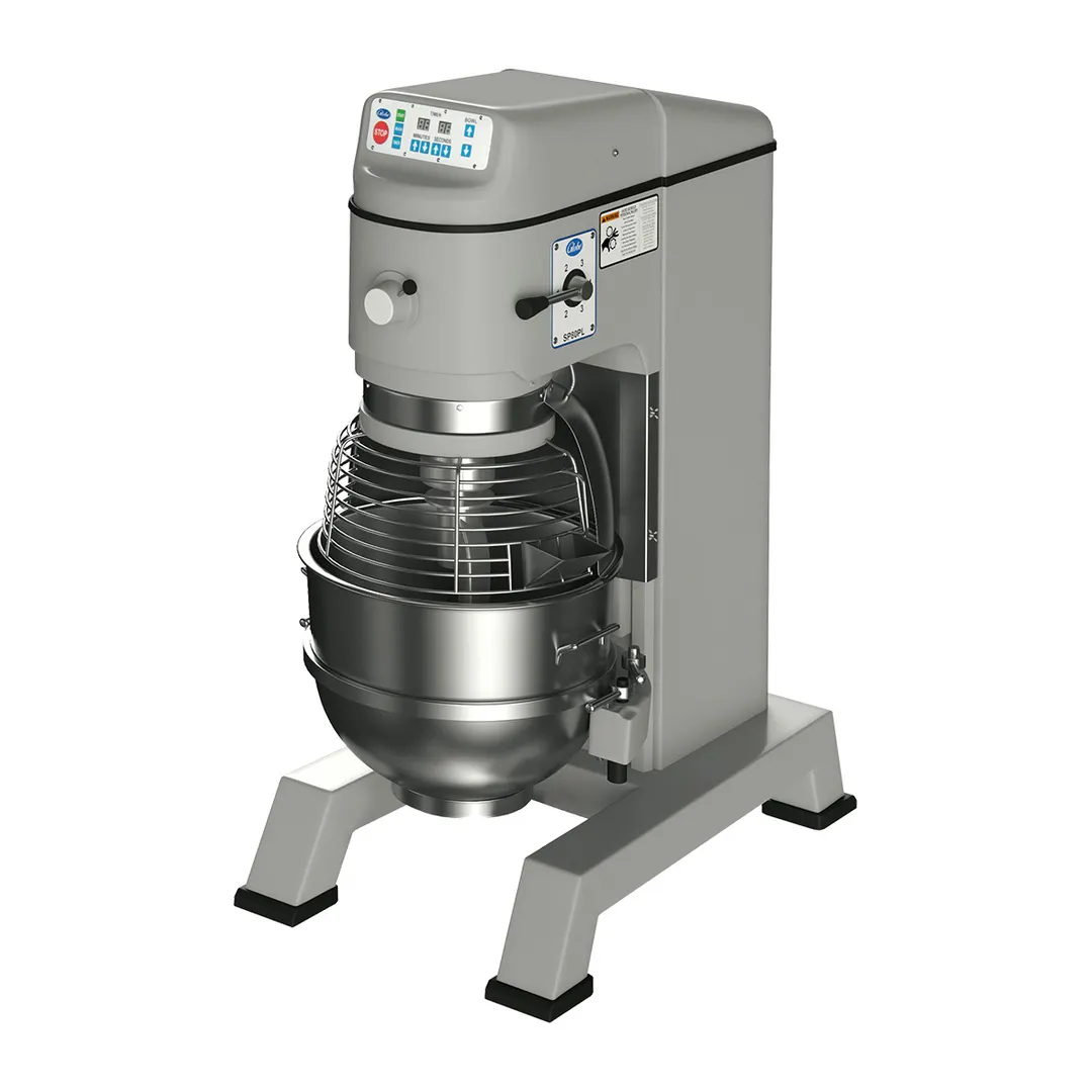 Globe SP80PL 80 qt Planetary Pizza Floor Mixer with Timer, 3 HP, 4-Speed, #12 Hub