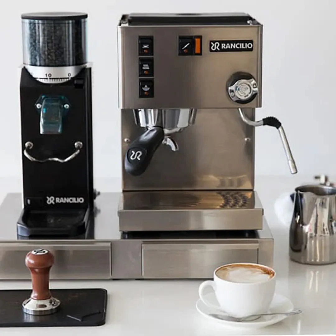 Rancilio ROCKY-SD-SS Stainless Steel Doser Coffee Grinder without Doser for Espresso