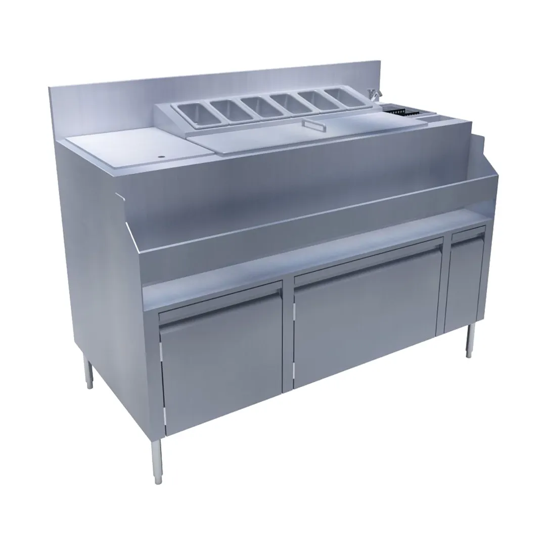 EuroBar EBMSSP48 Sink Combo Underbar Ice Bin/Cocktail Station