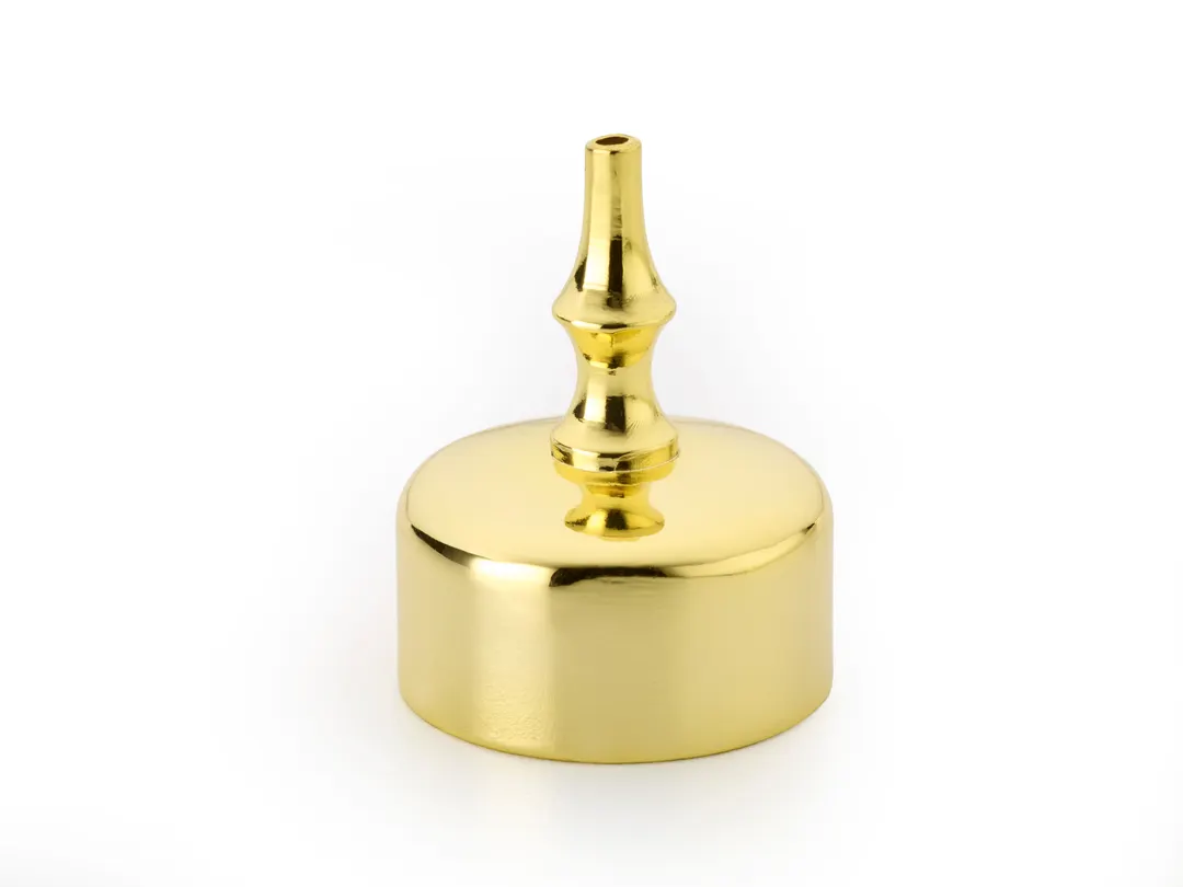 Mercer M37135GD Barfly Replacement Threaded Dasher Top, Gold Finish, Fits M37134GD/M37334GD - 1/Case