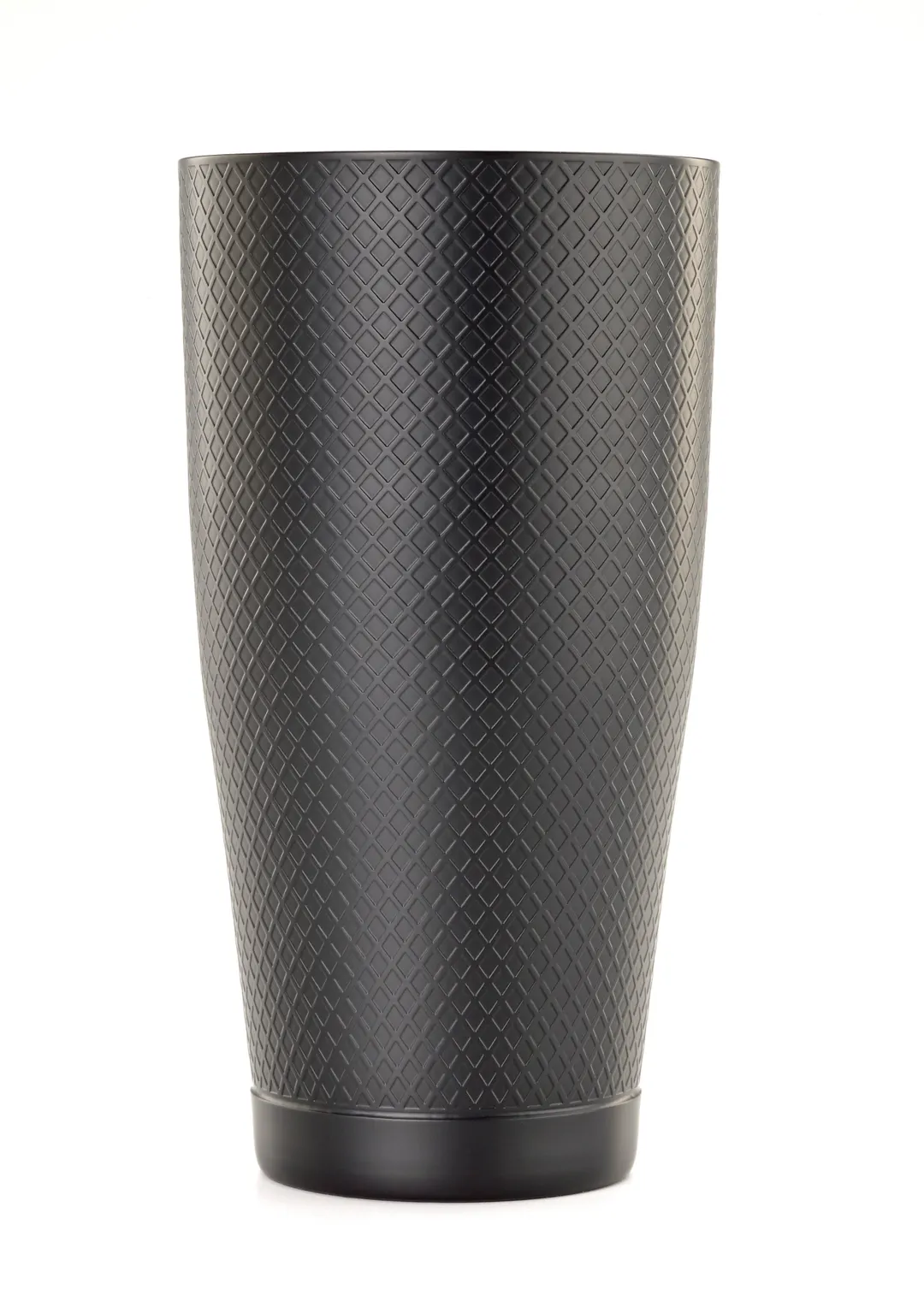 Mercer M37199MBK Black Out Cocktail Shaker, 28 oz, 3‑5/8" Dia x 7" H, 18/8 Steel, Black Finish