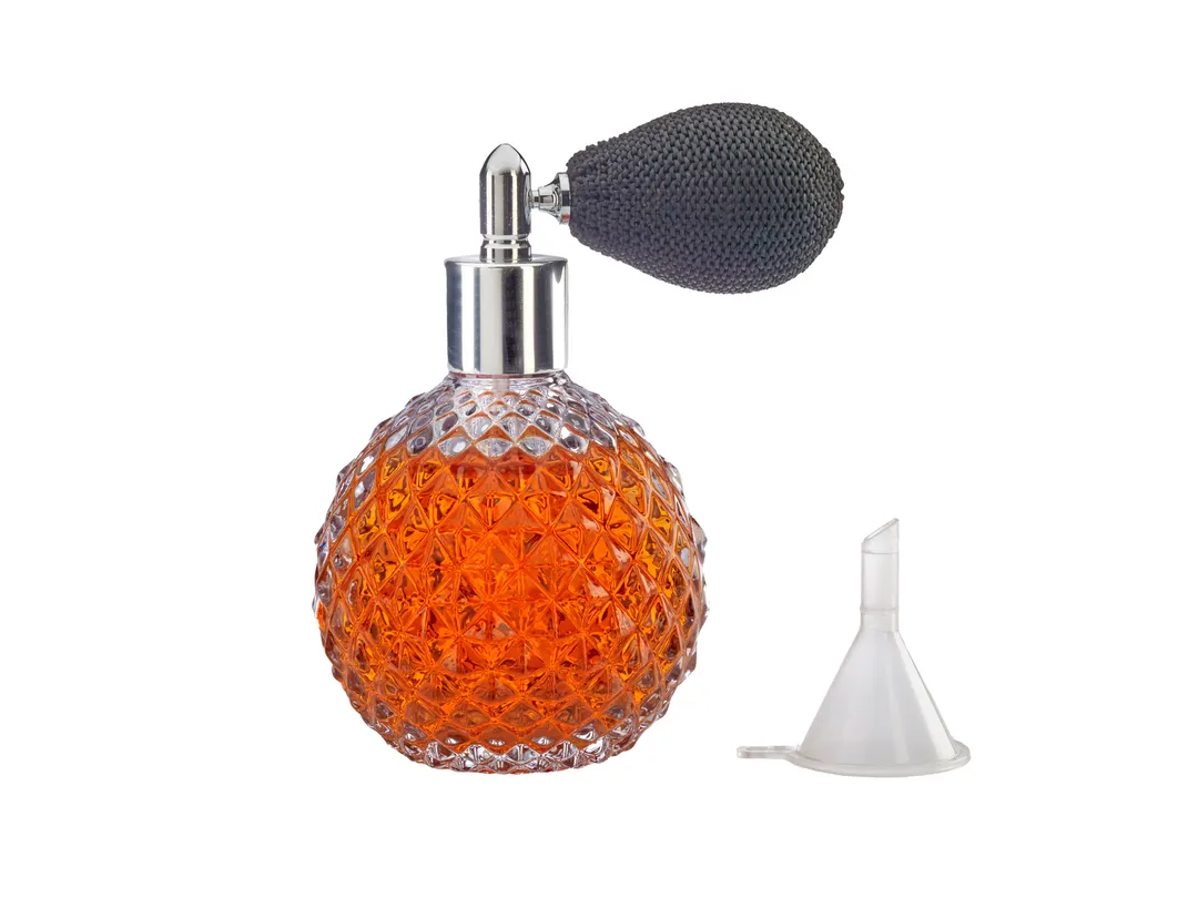 Mercer M37233 Barfly Gray Atomizer Mister, 100 ml (3.4 oz) Grip Pattern, Plastic Funnel, Top