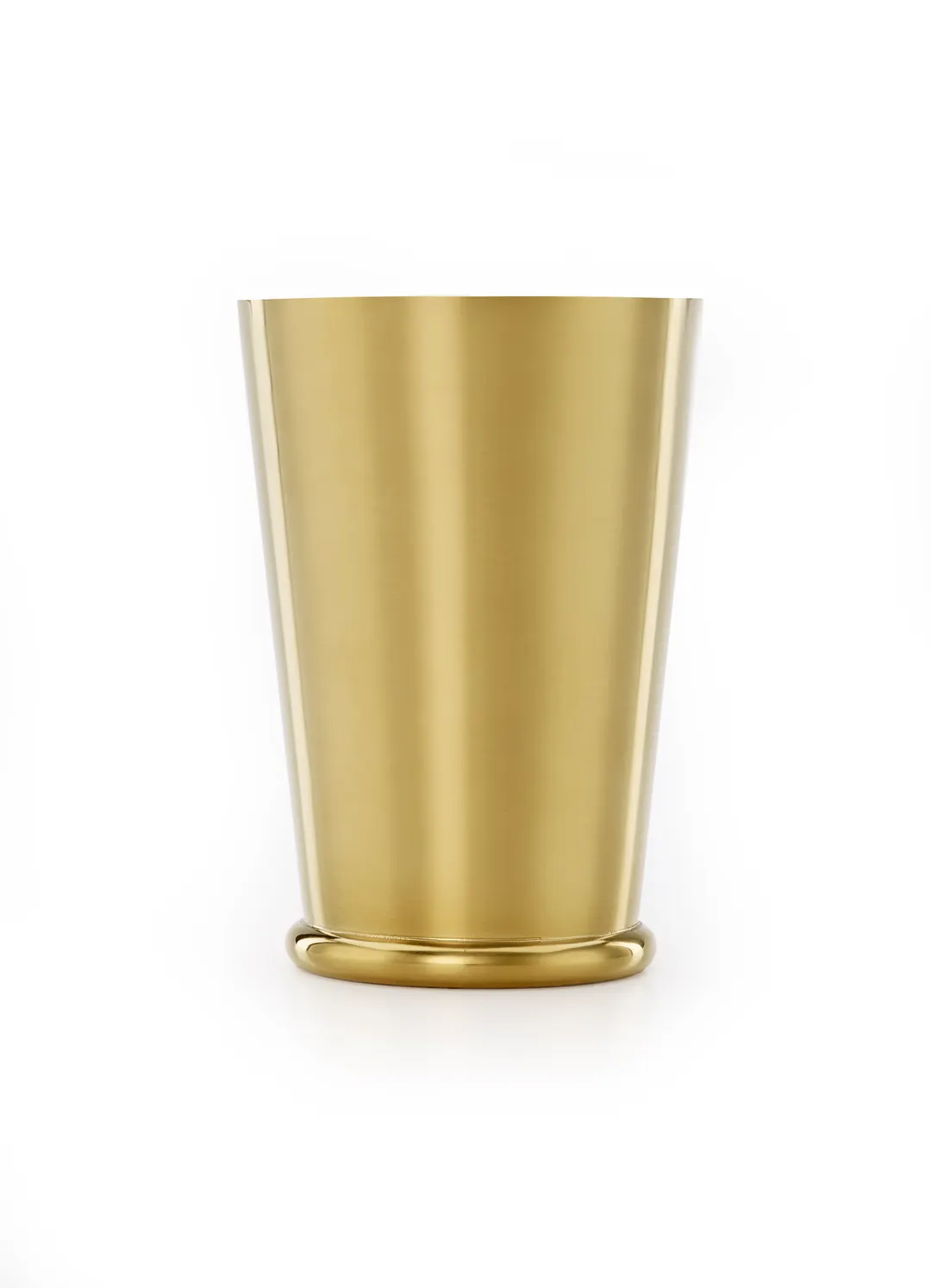 Mercer M37311GD Weighted Cocktail Shaker, 18 oz, 3‑1/2" Dia x 5" H, Gold Exterior, Stainless Steel
