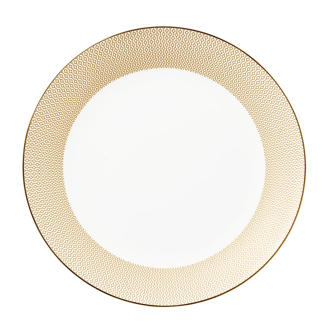 Steelite 82115AND0419V1 Coupe Plate, 11.75" Round Bone China, Diamond Edge, 6/Case