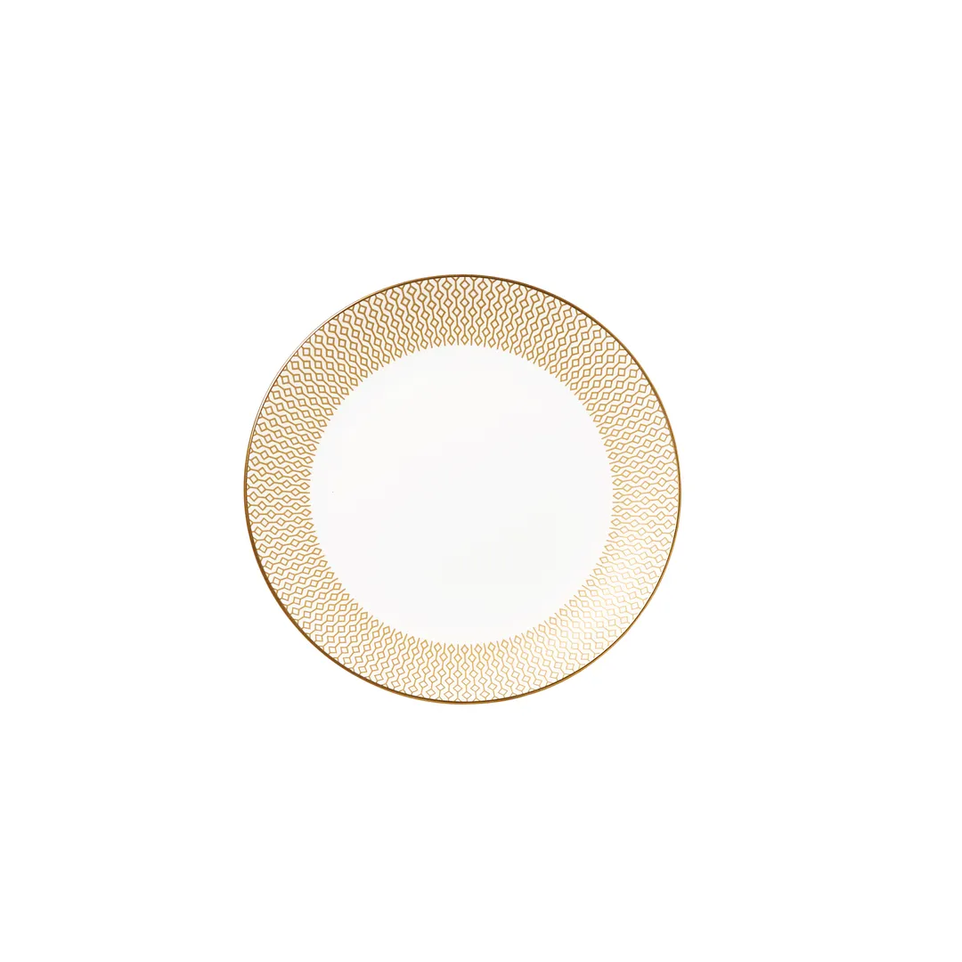 Steelite 82115AND0421 - Diamond Coupe Round Plate, 6.5" Diameter Bone China, 1 Dozen