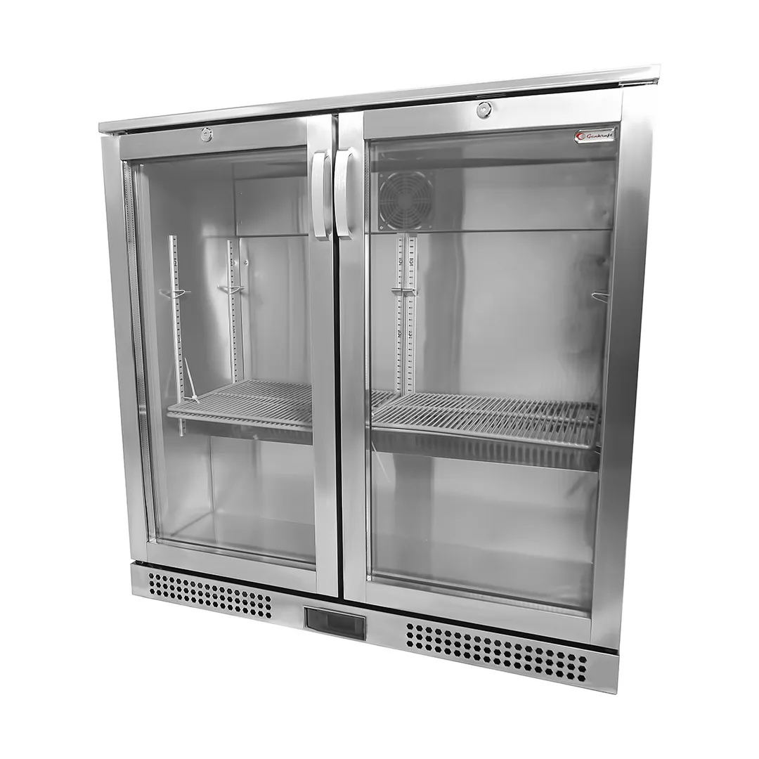Connerton GBB-230 35" Two Section Back Bar Cooler with Glass Door, 7.5 cu. ft.