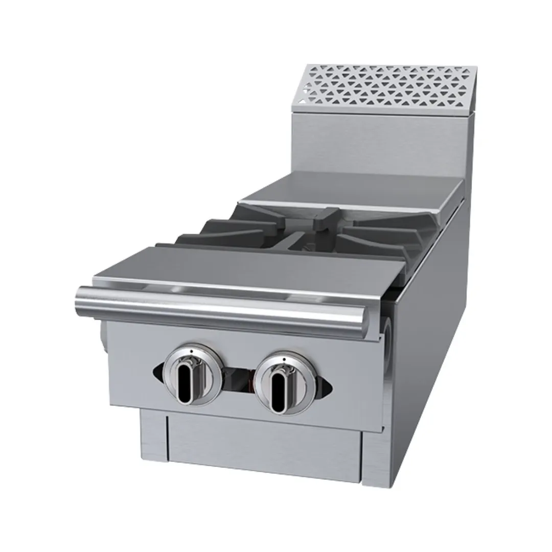 Garland US Range C12-15S 12" Gas Heavy Duty Range w/ (1) Open Burner, 12" Hot Top, Cabinet Base, 50.000 BTU