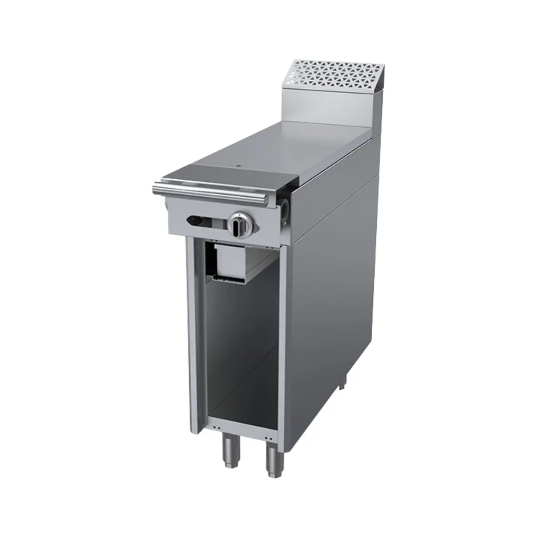 Garland US Range C12-8S 12" Gas Heavy Duty Range w/ 12" Full Hot Top, Cabinet Base, 25.000 BTU