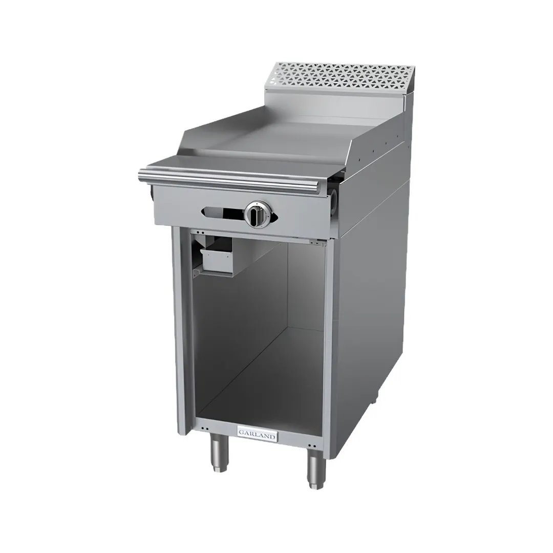 Garland US Range C18-1S 18" Gas Heavy Duty Range,18" Full Griddle w/ Manual Valve Controls, Cabinet Base,  30.000 BTU