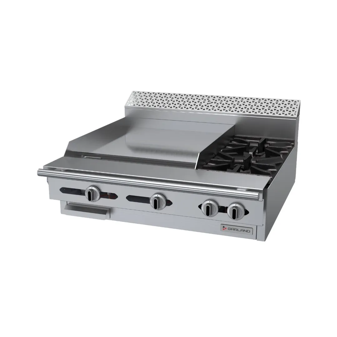Garland US Range C36-2-1M Garland Cuisine Series Heavy Duty Range, Gas, 36"