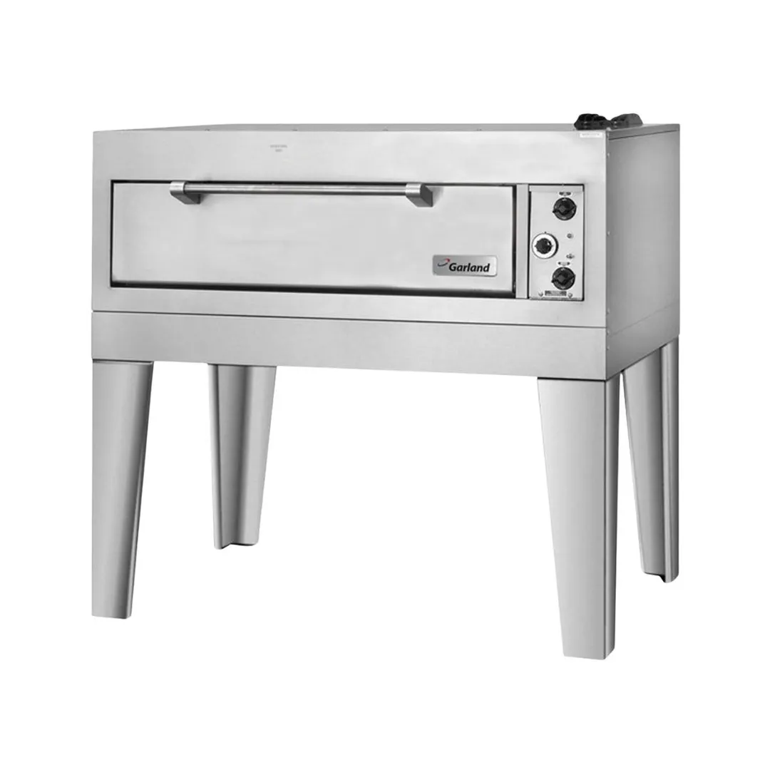 Garland US Range E2001 55" Single Deck Electric Bake Oven with 8" Interior Height, 27" Legs, 6.2 kW