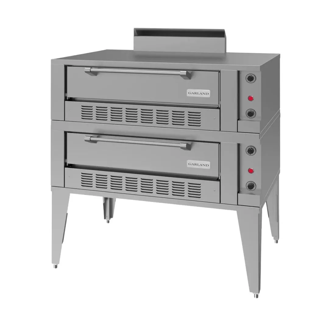 Garland US Range G2072 55" Double Deck Gas Bake Oven with 7" Interior Height, 22" Legs, 80.000 BTU
