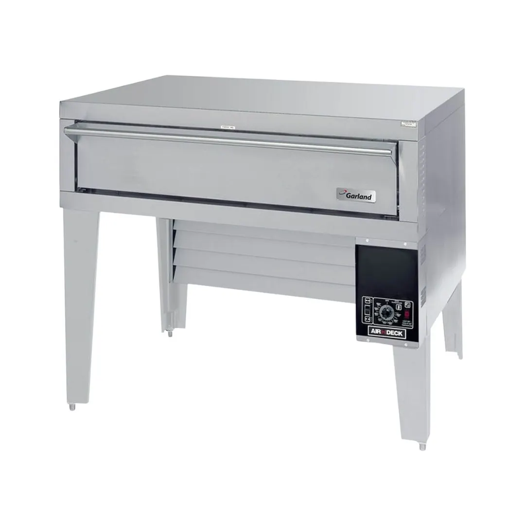 Garland US Range G56PB 63" Single Air Deck Gas Pizza Oven with Bottom Mounted, 80.000 BTU