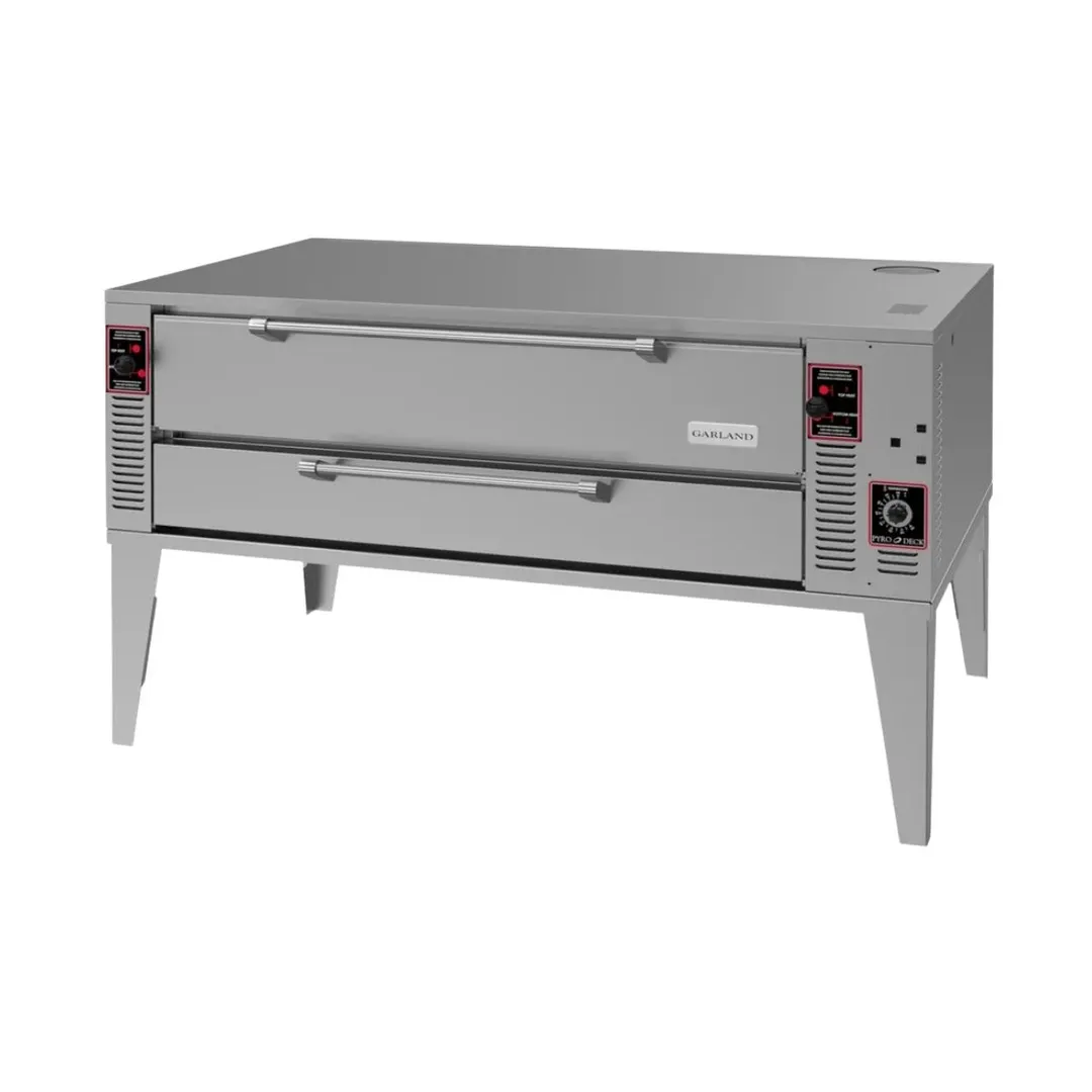 Garland US Range GPD-60 75" Single Deck Gas Pizza Oven with 60" Deck Width, 8" Height, 122.000 BTU
