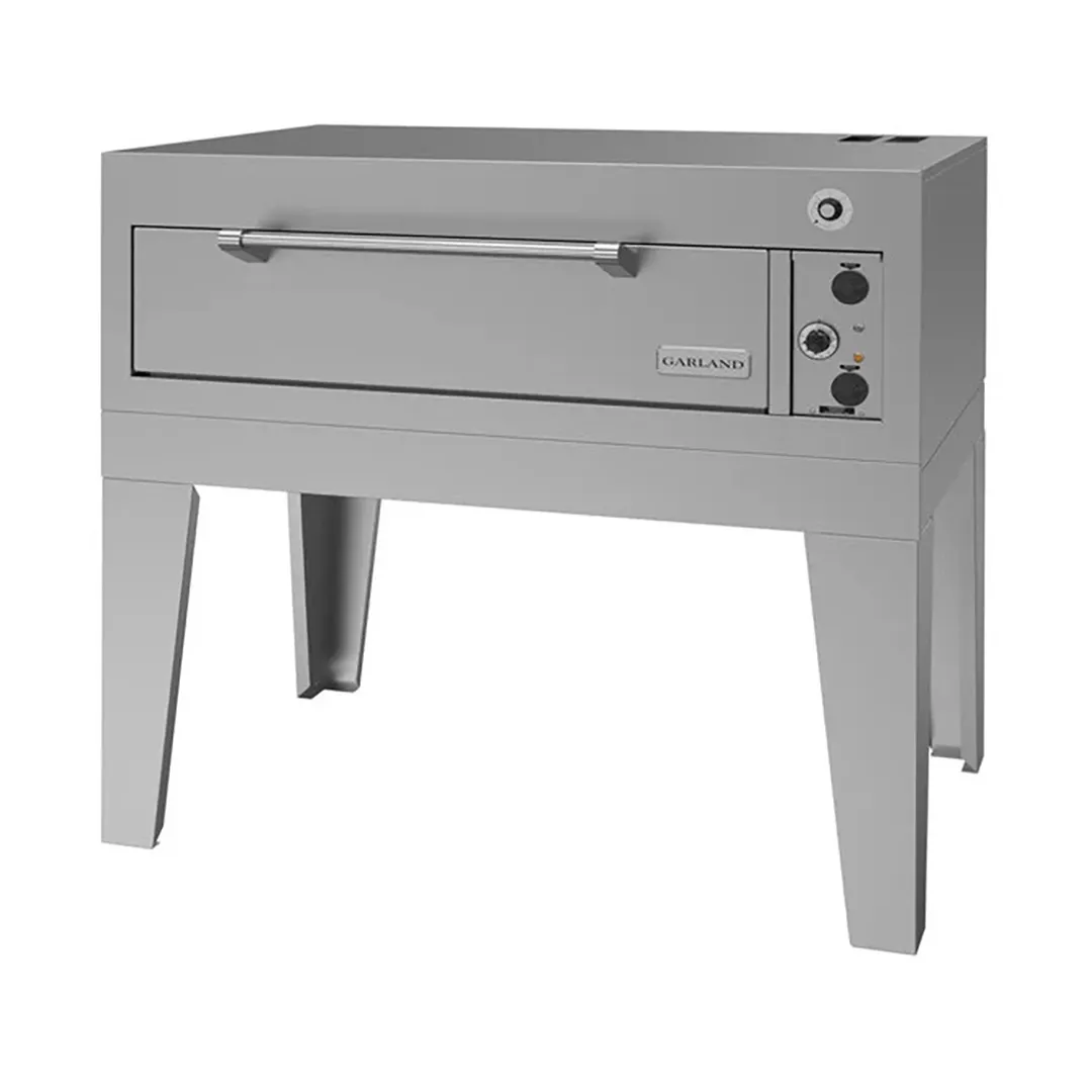 Garland US Range E2001 55" Single Deck Electric Bake Oven with 8" Interior Height, 27" Legs, 6.2 kW