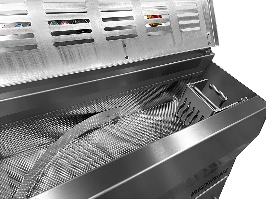 Bizerba KR2 16.5" Stainless Steel Meat Slicer, 220 Slices/min, Gear Drive, 208V 3‑Phase 18A, Washdown‑Ready