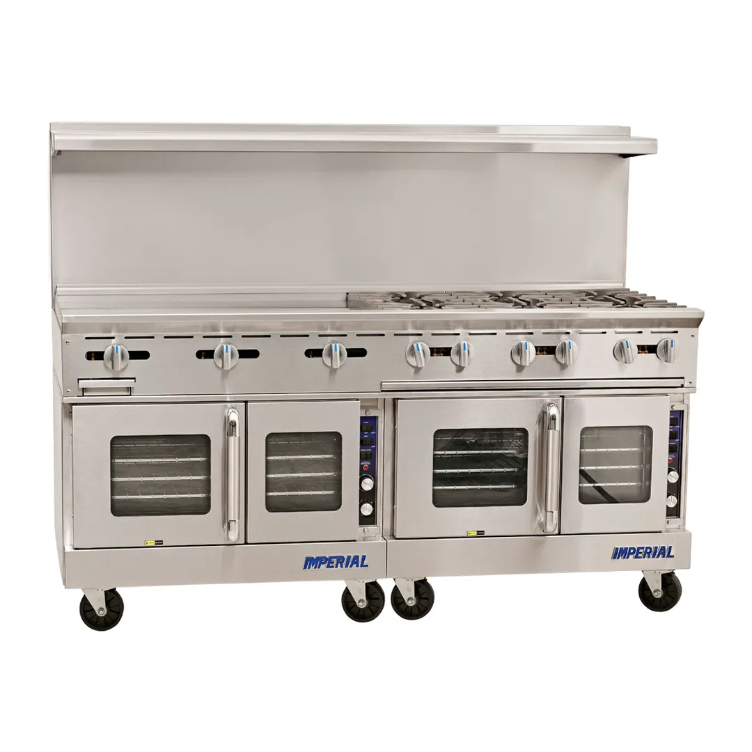 Imperial IR-2-G60-P-XB Gas 72" Restaurant Range