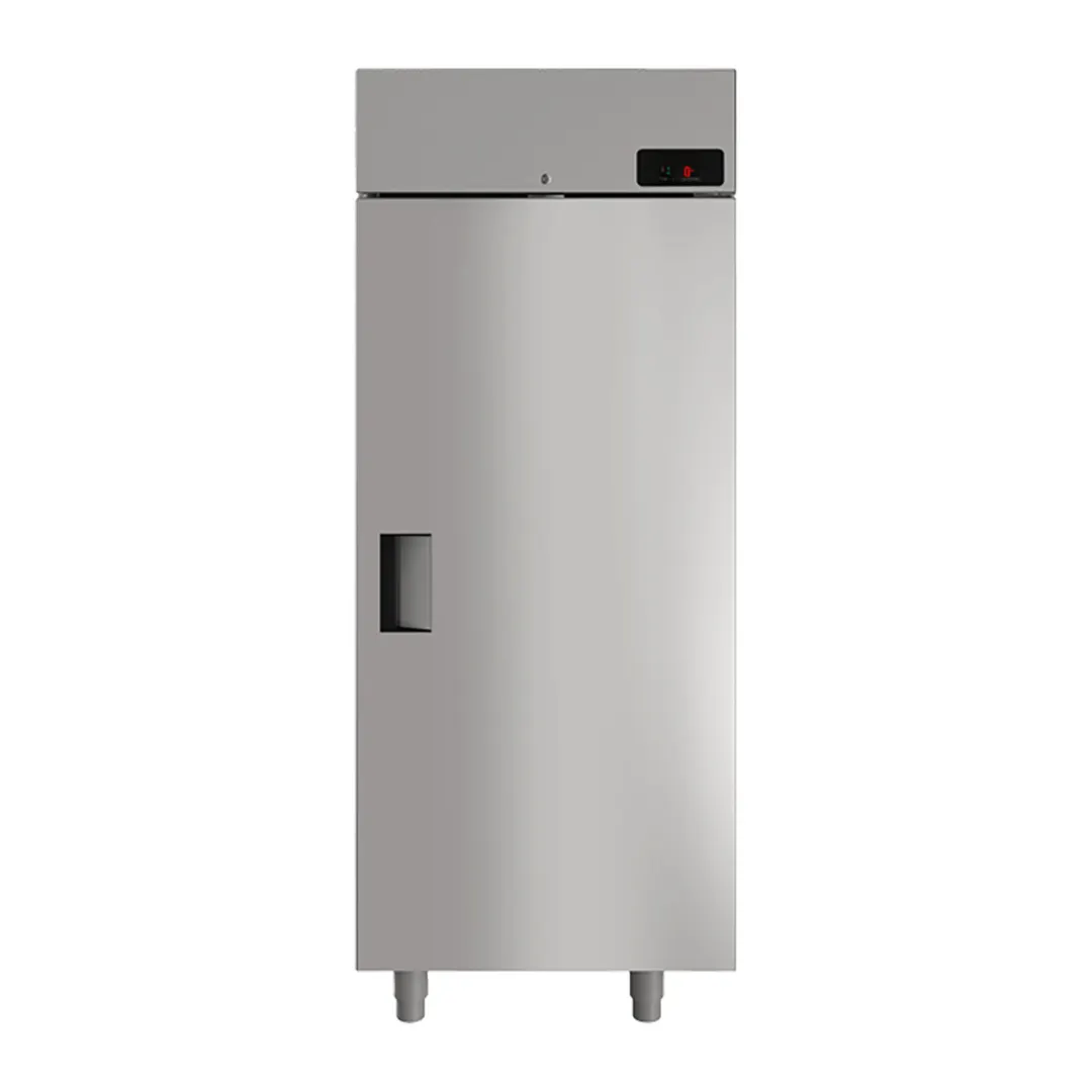 QualServ UCFZ427-SS01A 27" One Section Solid Door Reach-In Freezer, Top Mount, 23 cu. ft.