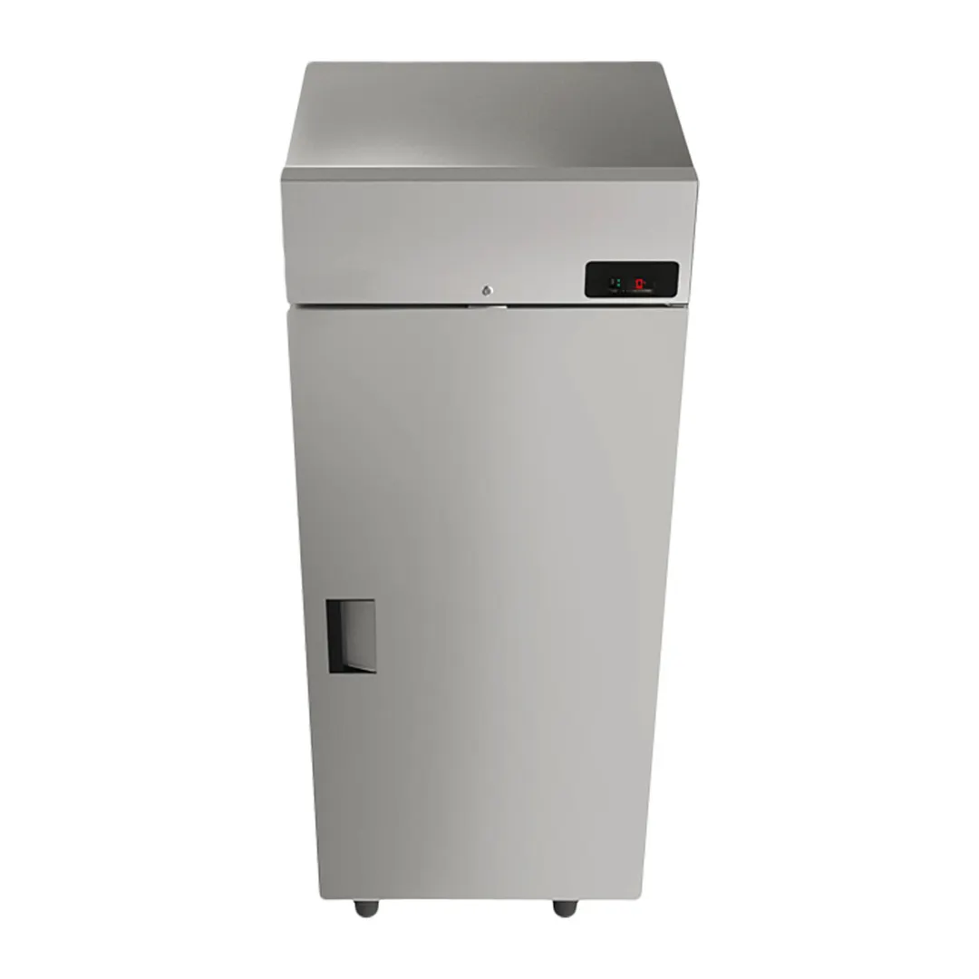 QualServ UCFZ427-SS01A 27" One Section Solid Door Reach-In Freezer, Top Mount, 23 cu. ft.