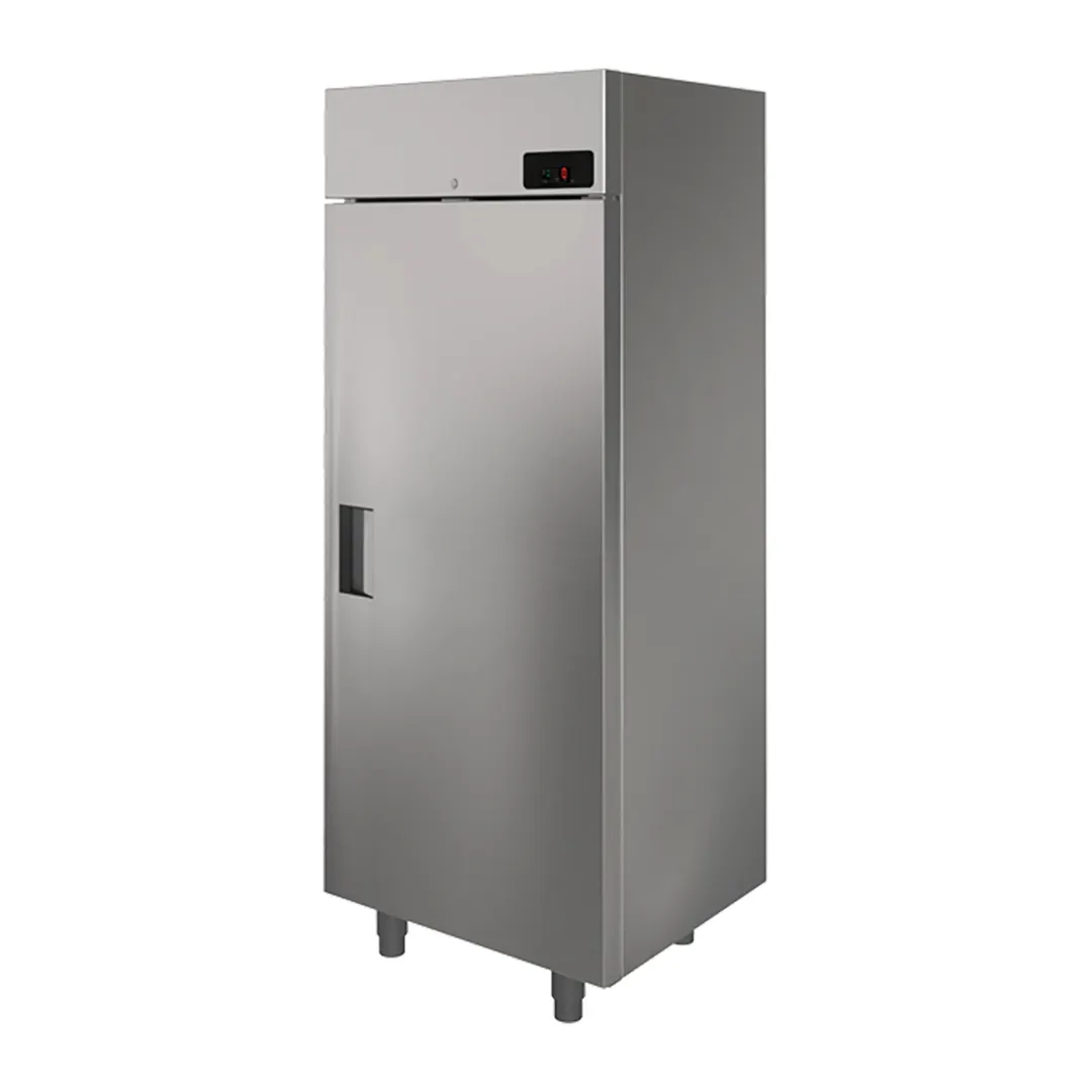 QualServ UCFZ427-SS01A 27" One Section Solid Door Reach-In Freezer, Top Mount, 23 cu. ft.